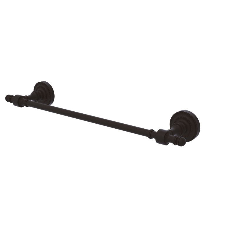 Barre à serviettes murale Godinez, Bronze huilé, 24"