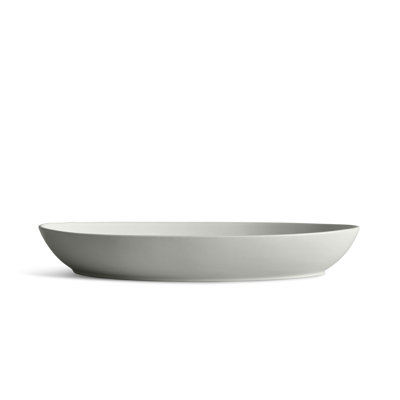 Ceramic Low Oval Serving Bowl