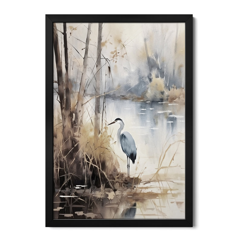 Affiches encadrées Herons X Premium, H 24 po x l 16 po