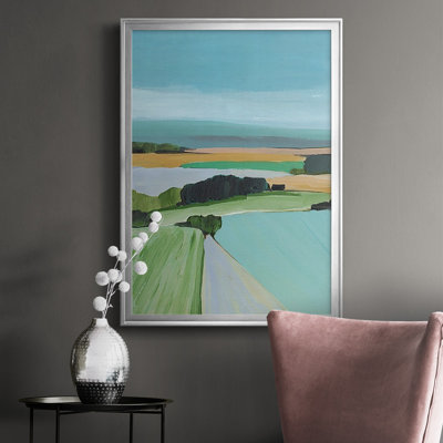 Bright Coloured Countryside III - reproduction de cadre photo unique