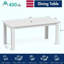 Table de patio en PEHD + chaises de salle à manger + banc-174917834-174917838