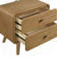 Table de chevet 2 tiroirs