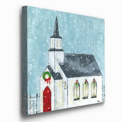 Nuit de Noël - reproduction d'art sur toile tendue