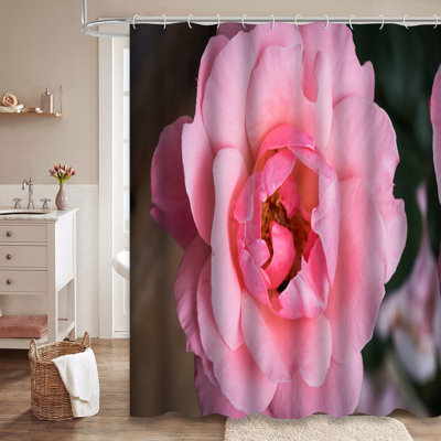 Rideau de douche Damask Rose Royal