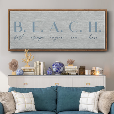 Best Escape- Framed Canvas