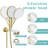 Luxury 3-function Shower System Set - Solid Brass Control Valve, 10" Overhead Shower, 3-spray Handheld, With Bathtub Spout-117392999