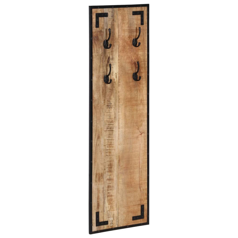 Gurnam Iron Wall 4 - Hook Wall Mounted Coat Rack