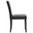 Barnesville Classic PU Leather Dining Chair, Black
