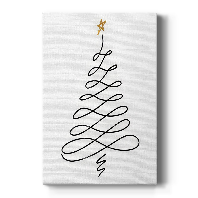 Arbre de Noël III - galerie Cavas sur mesure, H 48 po x l 32 po