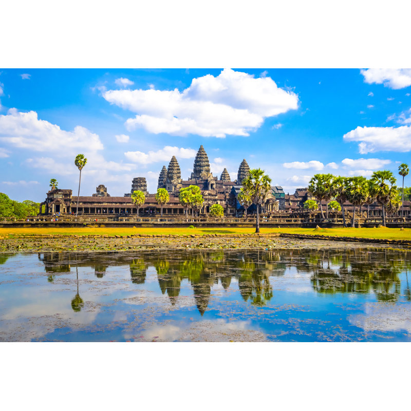 Leatta Angkor Wat In Cambodia by Â©FabianLeow - Wrapped Canvas Print, 30cm H x 46cm W x 3.8cm D