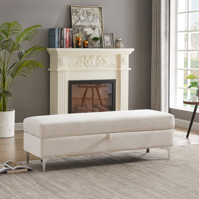 Chyana Velvet Ottoman