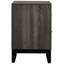 Table de chevet 2 tiroirs Grey Oak