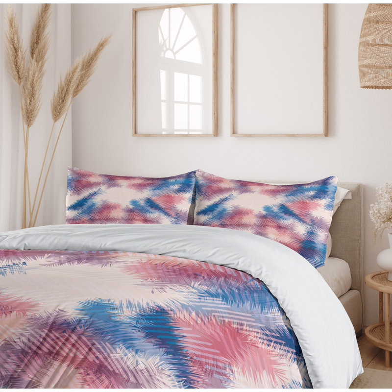Rustic Polyester Duvet Cover, Twin Duvet Cover + 1 Sham