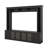 92Inch Media Console TV Stand, Entertainment Center With Bookshelves & Glass Doors, All-In-1 Wall Unit With Cable Management & Storage For Tvs Up To 80"-2047683881
