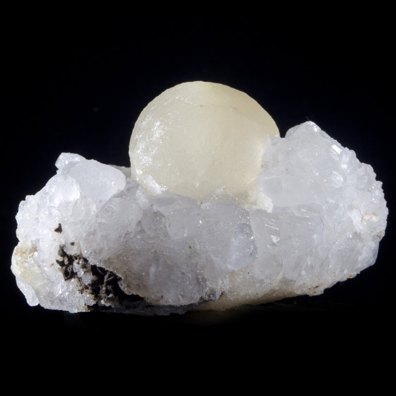 Small Cabinet Botryoidal Fluorite on Quartz