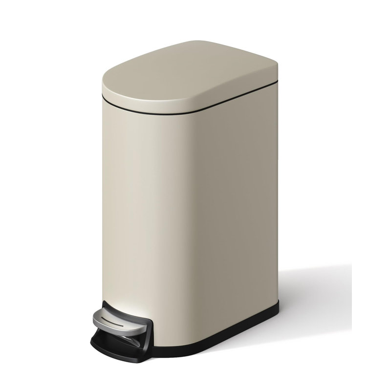 Stainless Steel Recycling Bin, Beige