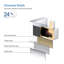 Ensemble de quincaillerie de salle de bain cubique 4 pièces-90977478