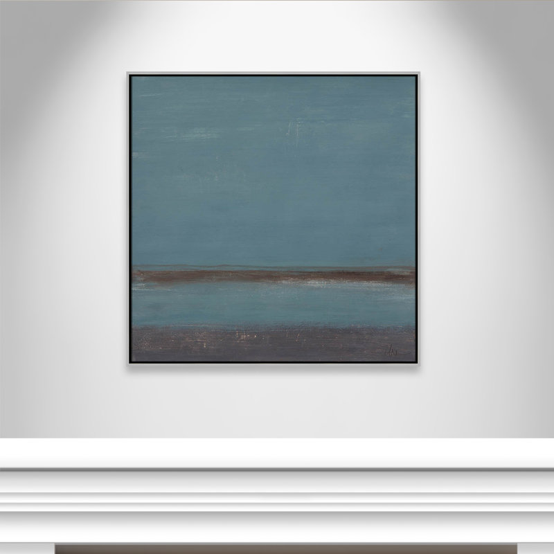 A Distant Memory Print by Casa Fine Arts, Encadrement argenté, H 37,5 po x l 37,5 po x P 1,25 po