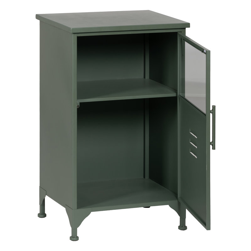 45cm W Metal Bedside Table