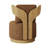 Brayden Upholstered Swivel Armless Accent Chair ( Fully Assembled )-1221241236-1221241237