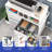 Storage Craft Cart Craft Table Compatible with Cricut Machine, Rolling Craft Organizer