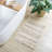 Woven Texture Stripe Bath Rug Natural-834284166