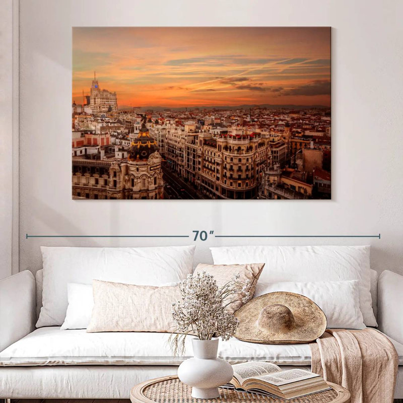 Sireci Madrid Sunset, 34" H x 51" W