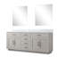 Meuble-lavabo double Shelter et miroirs 28 po-115766990-115766995-115766996