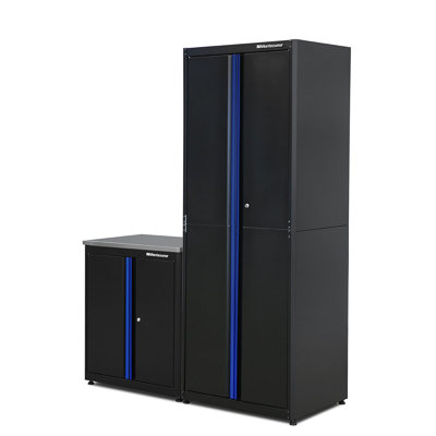 2 Piece Steel Garage Organization Cabinet