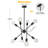 Chemaine 8 - Light Dimmable Sputnik Sphere Chandelier-2113366474