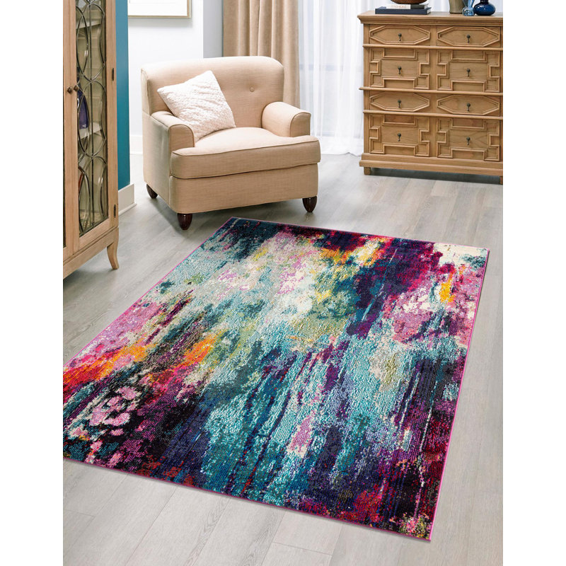 Quinlin Abstract Indoor Rug, Rectangle 10'6" x 16'5"