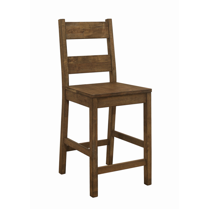 Taro Solid Wood Counter Stool