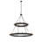 40 - Light Dimmable Wagon Wheel Chandelier