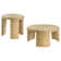 Davyd 2-Piece Rattan Coffee And End Table Set Natural