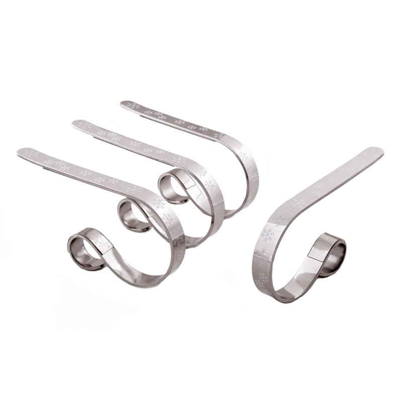 Porte-chaussette Original MantleClip, Argent flocon de neige