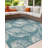 Contemporary Aviesel Area Rug Aqua Color-2050337810