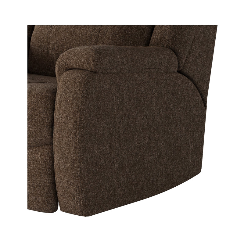 Hercules Dual Power Wall Recliner, Chocolate Chenille