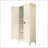 Cabinets 71'' Metal Storage Cabinet with 2 Doors, Lock &amp; Adjustable Shelves | Beige | Bedroom | Scandinavian