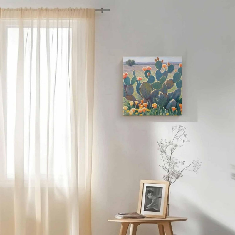 Plantes tropicales, art mural 16 po x 16 po