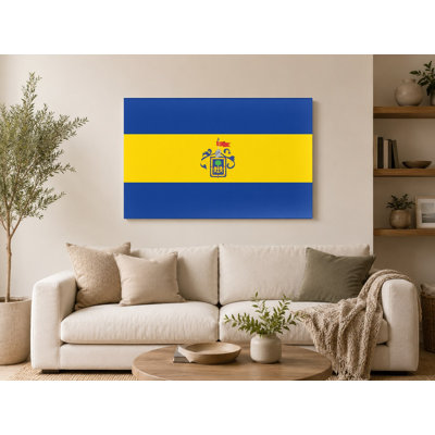 Guadalajara City Flag — Mexican Municipal Canvas Wall Art