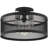 3 Light Semi Flush mount ceiling light fixture with Stainless Mesh Shade-1577718623