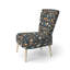 Dinosaurs Roar - Chaise d'appoint rembourrée Glam, chaise d'appoint bleue