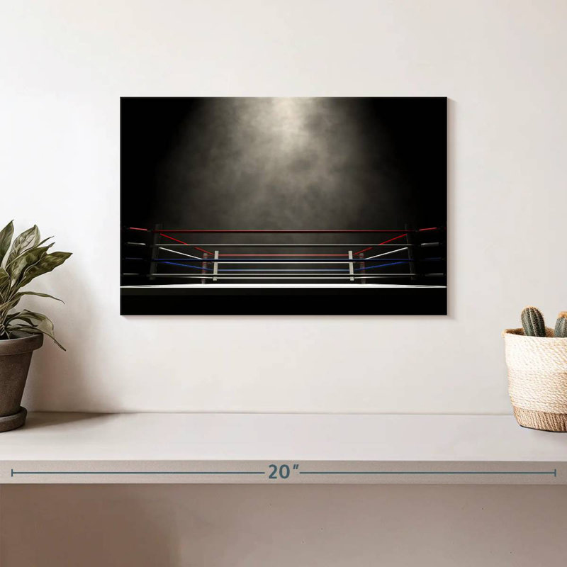 Sireci Dark Boxing Ring, 8" H x 12" W