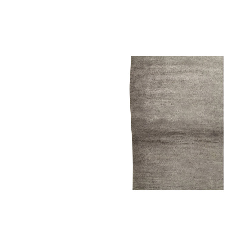 Embossed Gabbeh Wool Area Rug in Gray