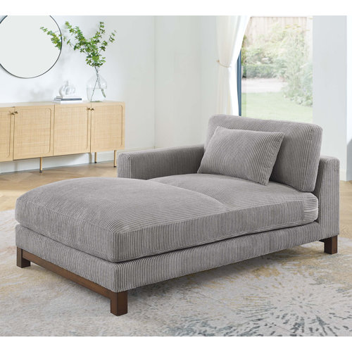Latitude Run® Jadda Upholstered Chaise Lounge & Reviews | Wayfair