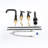 Widespread 2-handle Bathroom Faucet with Drain Assembly-73458822