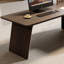 Bureau rectangulaire en bois manufacturé Coffee-1904423931