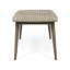 Table d'extérieur en bois, grise, avec fonction extensible - Choix pratique de la table grise pour créer une ambiance relaxante