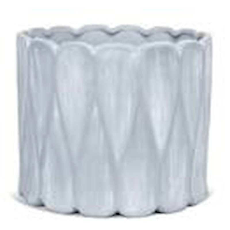 Pot à fleurs Hollandsworth, Gris, H 5,5 po x l 6,75 po x P 6,75 po