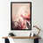 Impression noire sur toile encadrée sélectionné
